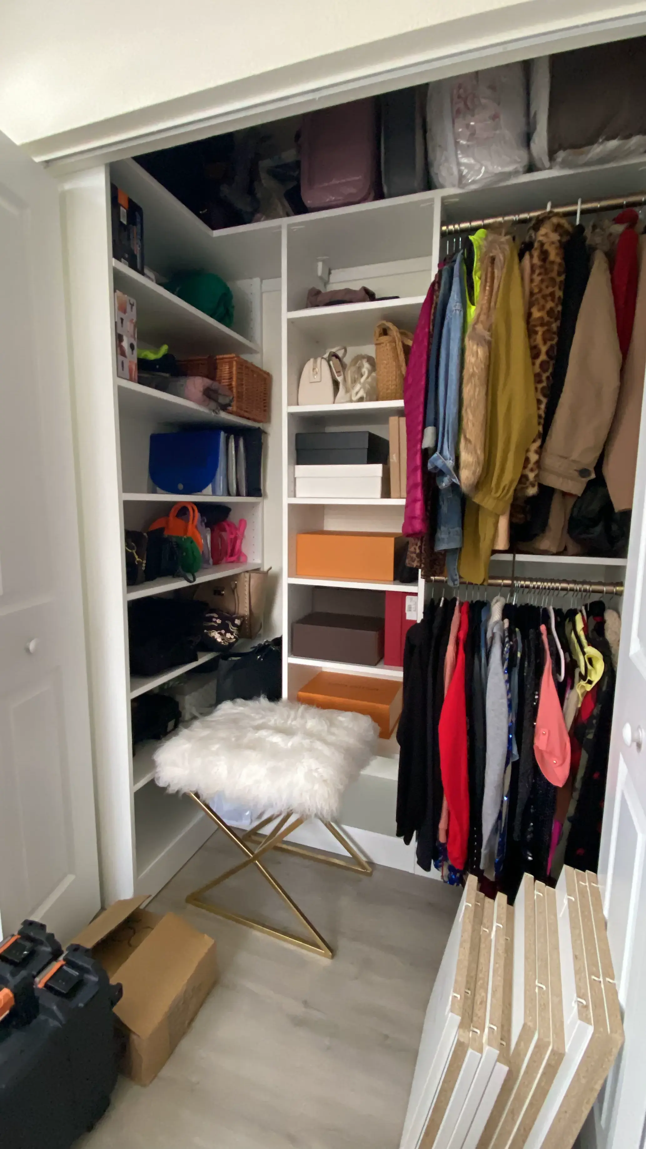 Reach-In Custom Closet