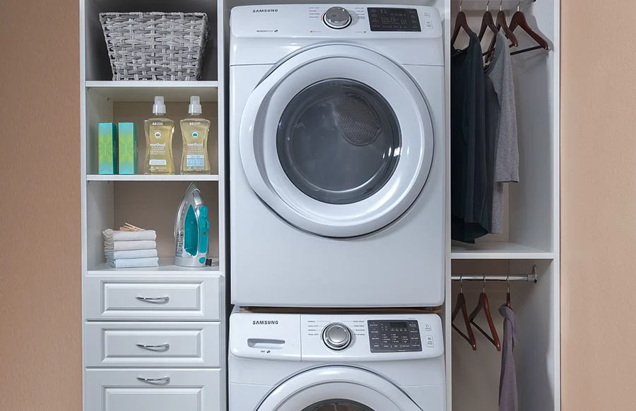 Custom Installed Laundry Cabinets